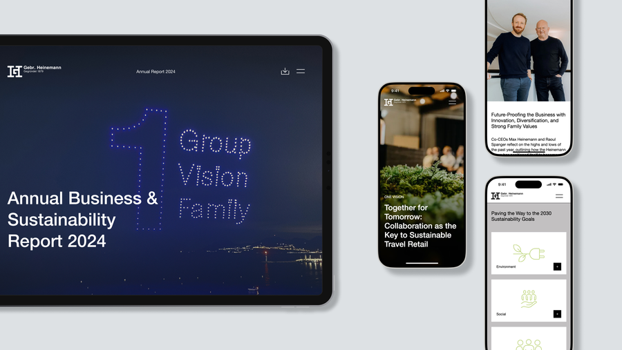 Gebr. Heinemann Annual Business & Sustainability Report 2024 Mockup